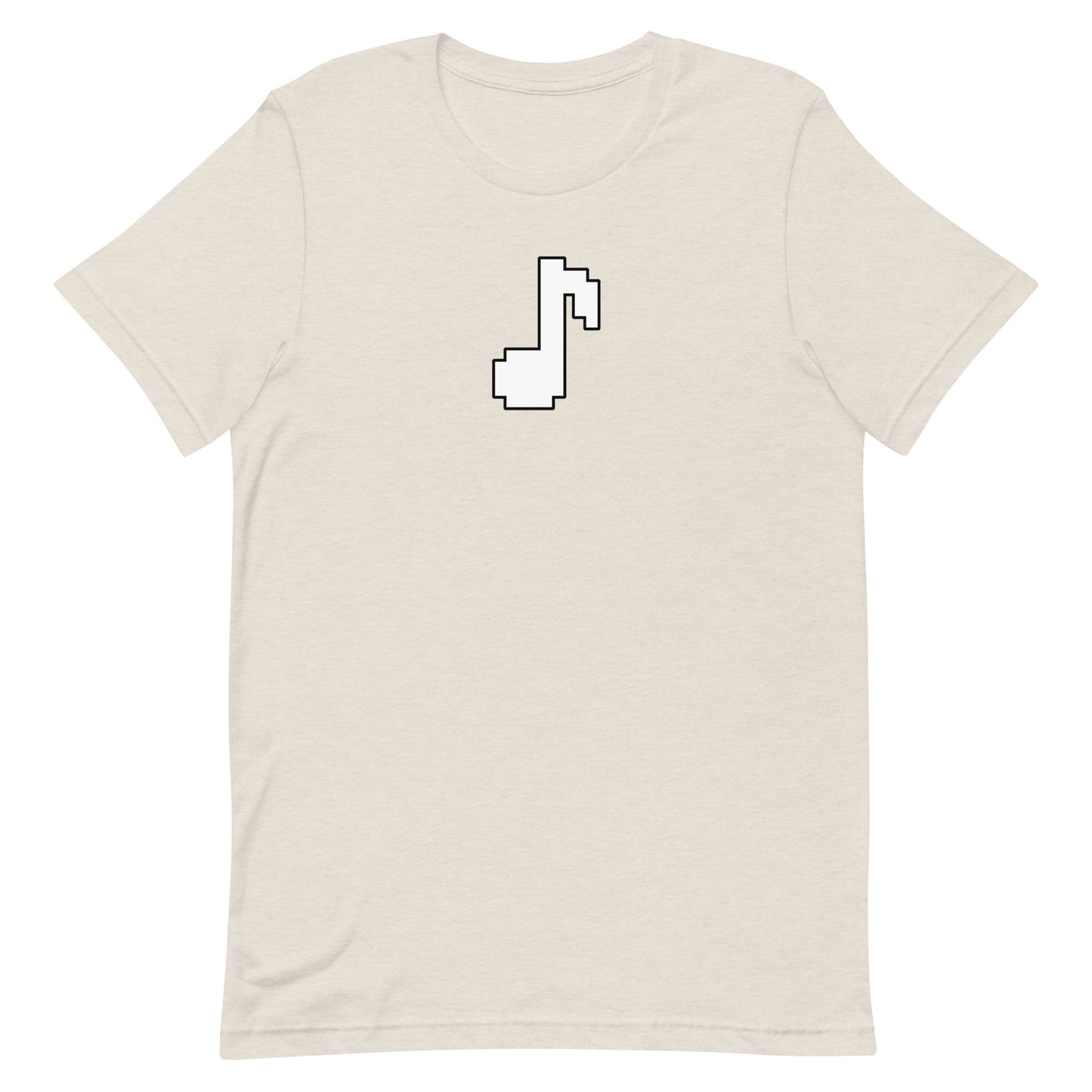 8bit note - T-Shirt (W) - Heathered, color blends