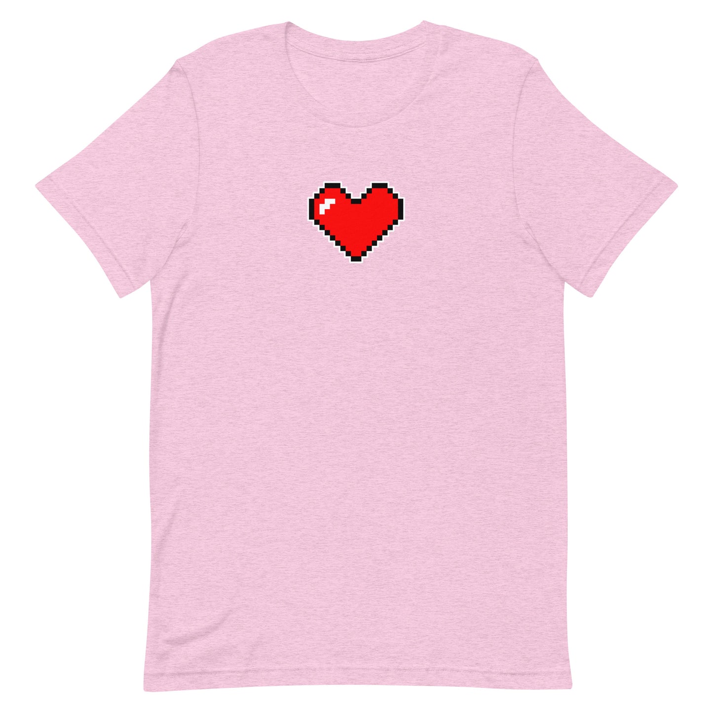 Large heart - T-Shirt - Heathered, color blends