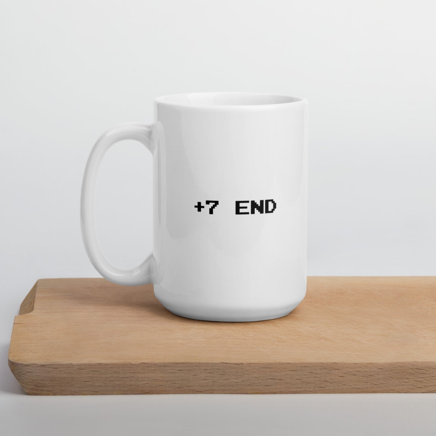 +7 END - Mug