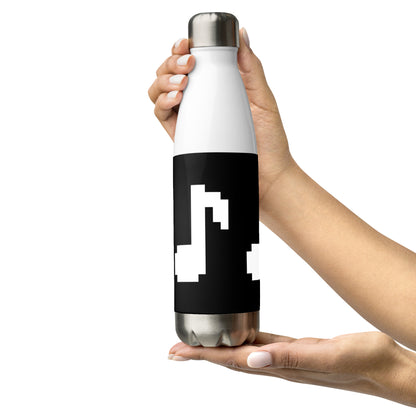 8bit note - Stainless Steel Water Bottle (W)