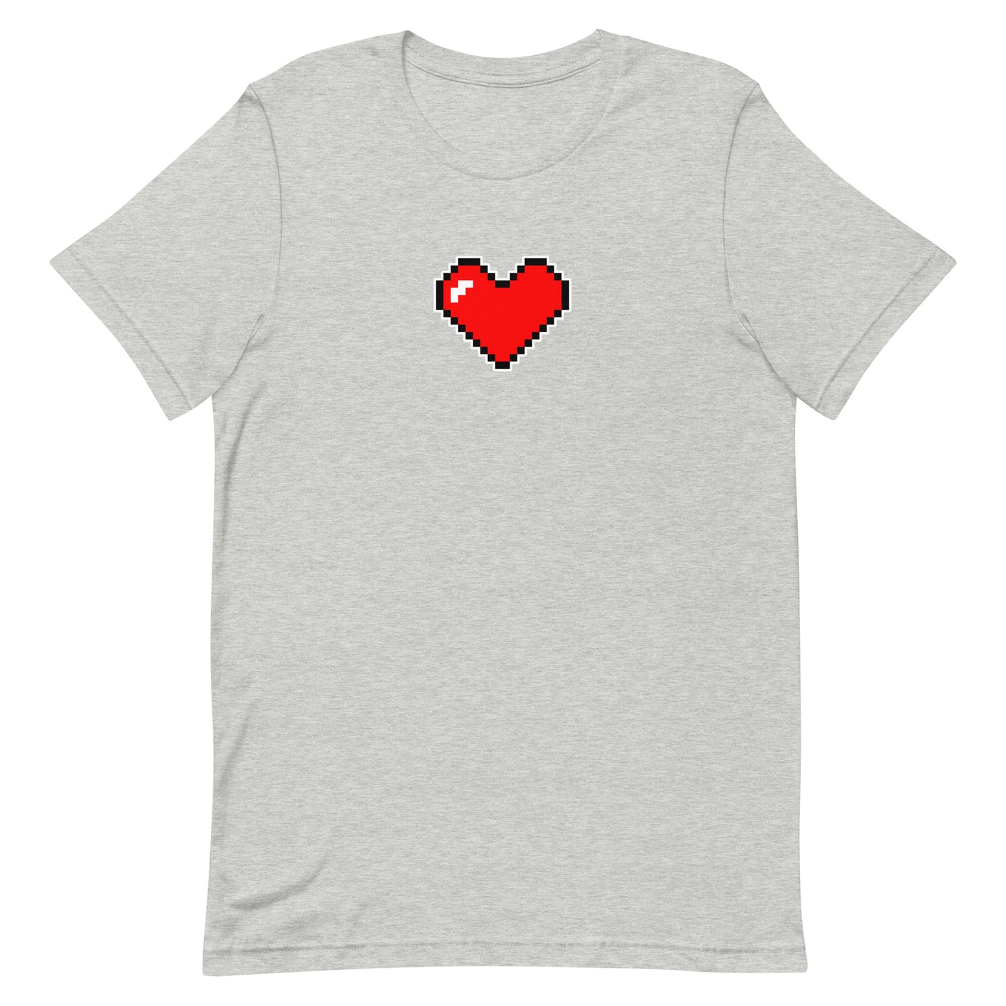 Large heart - T-Shirt - Heathered, color blends