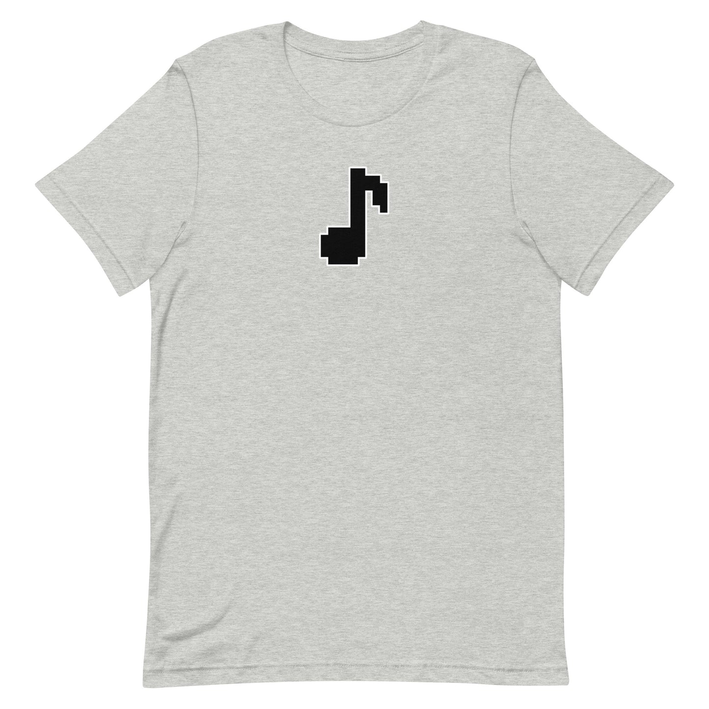 8bit note - T-Shirt (B) - Heathered, color blends