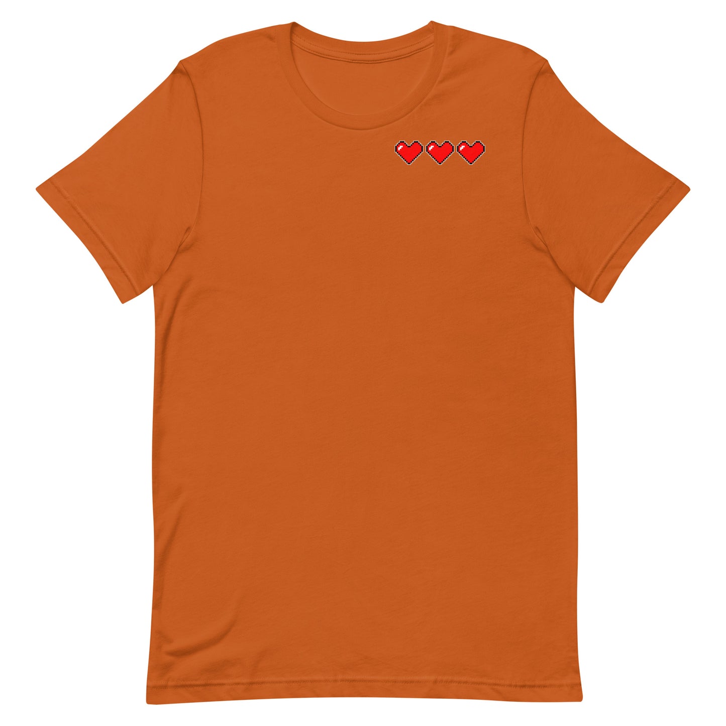 Three hearts - T-Shirt - Solid colors