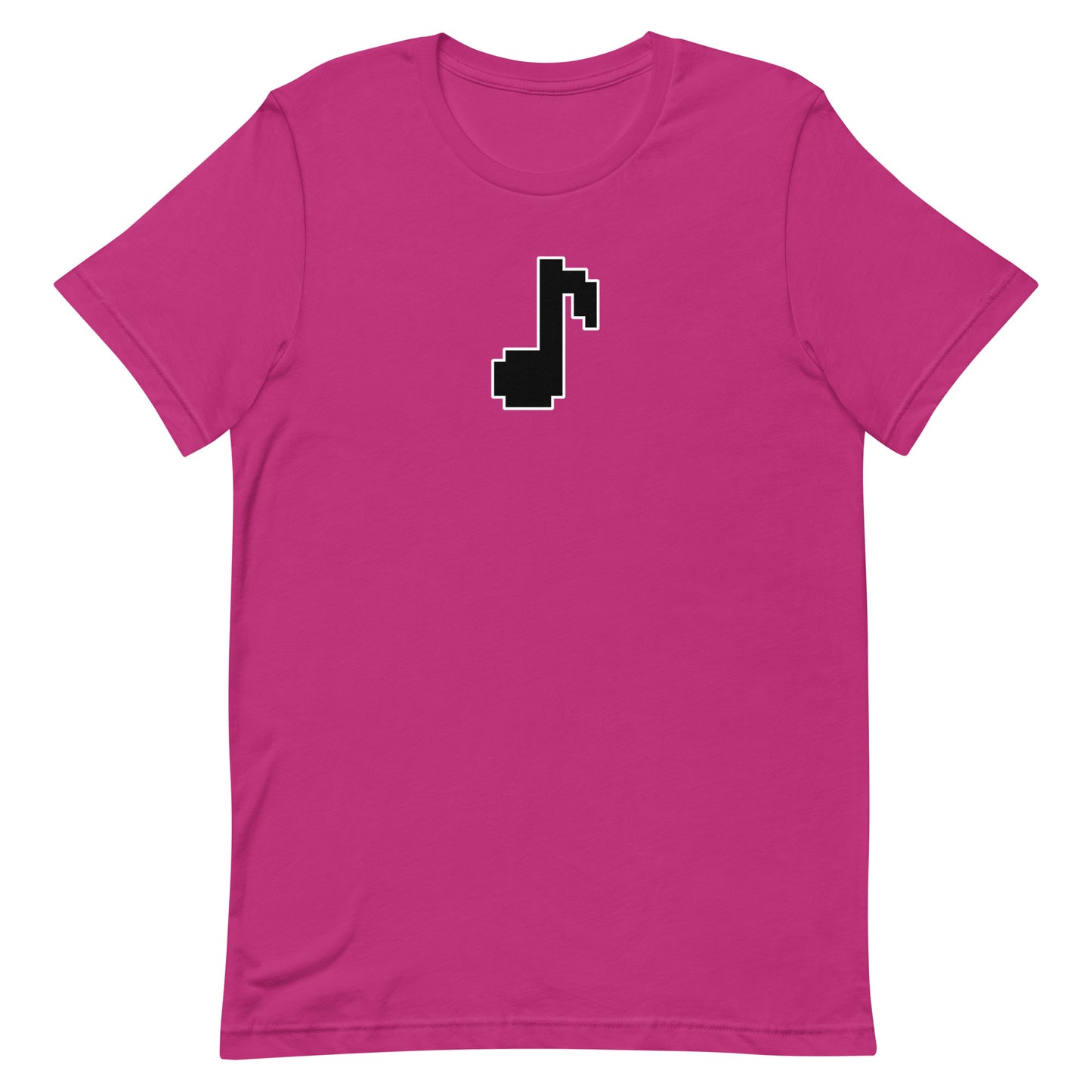 8bit note - T-Shirt (B) - Solid colors