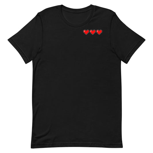 Three hearts - T-Shirt - Solid colors