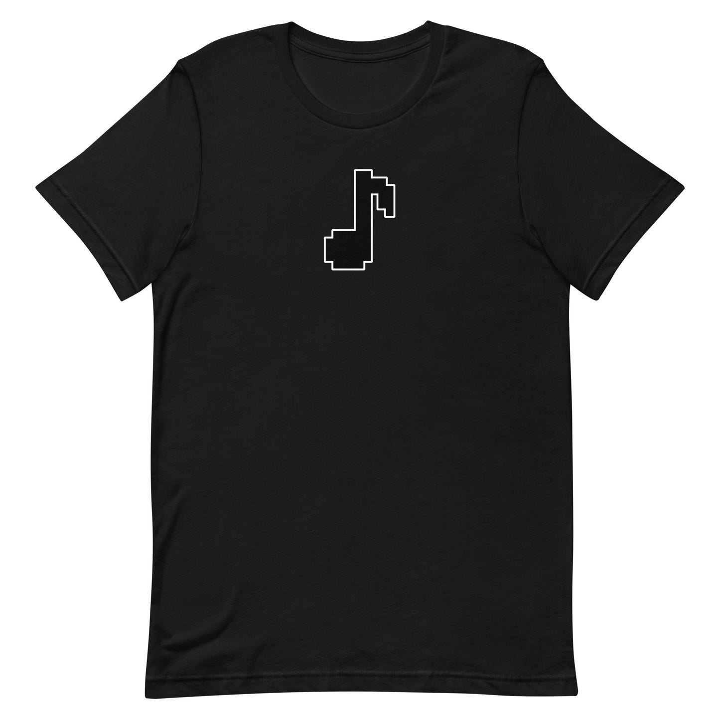 8bit note - T-Shirt (B) - Solid colors