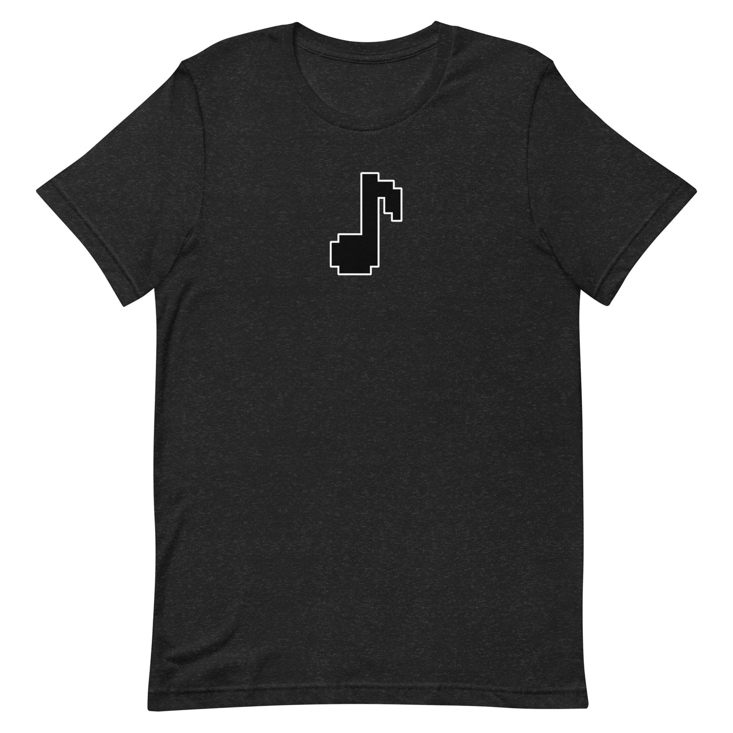 8bit note - T-Shirt (B) - Heathered, color blends