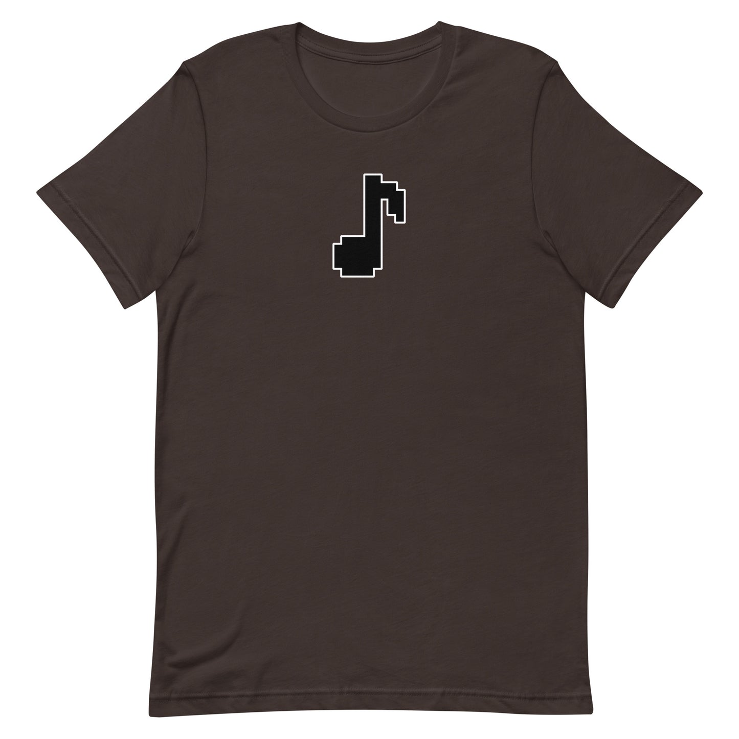 8bit note - T-Shirt (B) - Solid colors