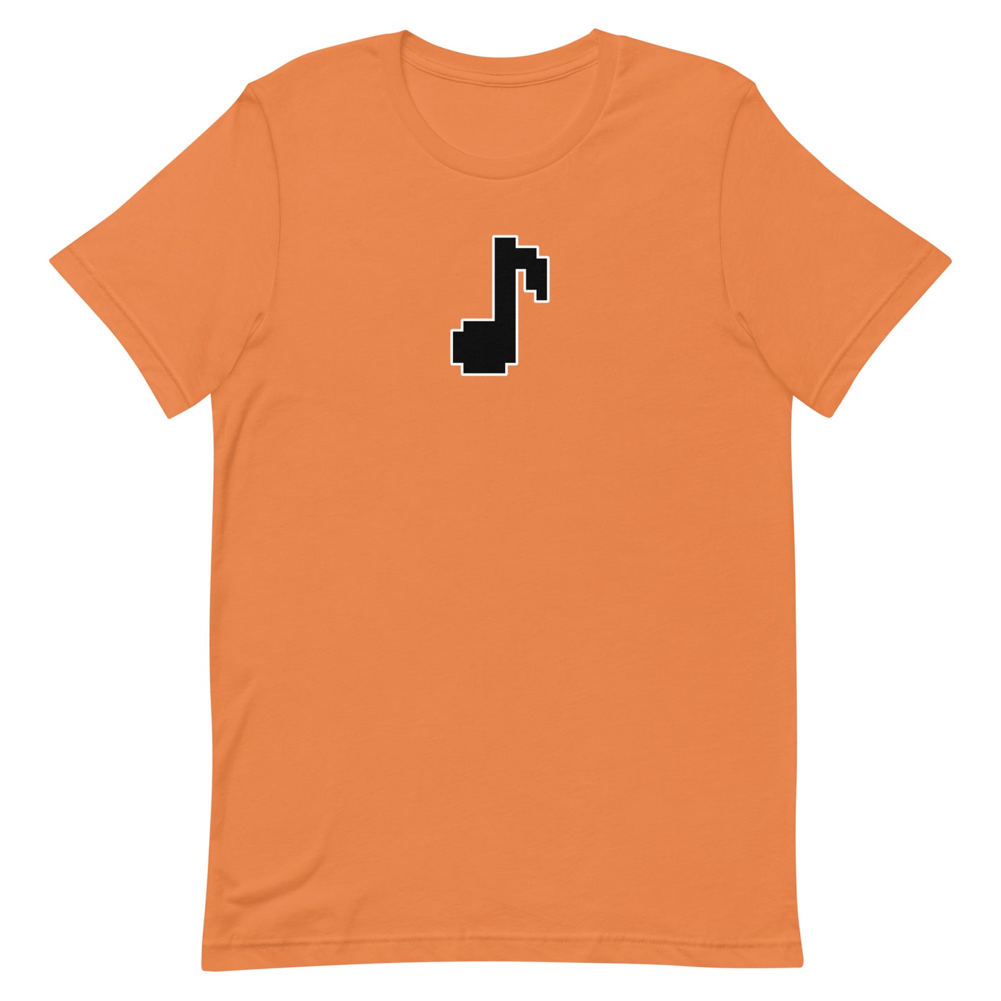 8bit note - T-Shirt (B) - Solid colors