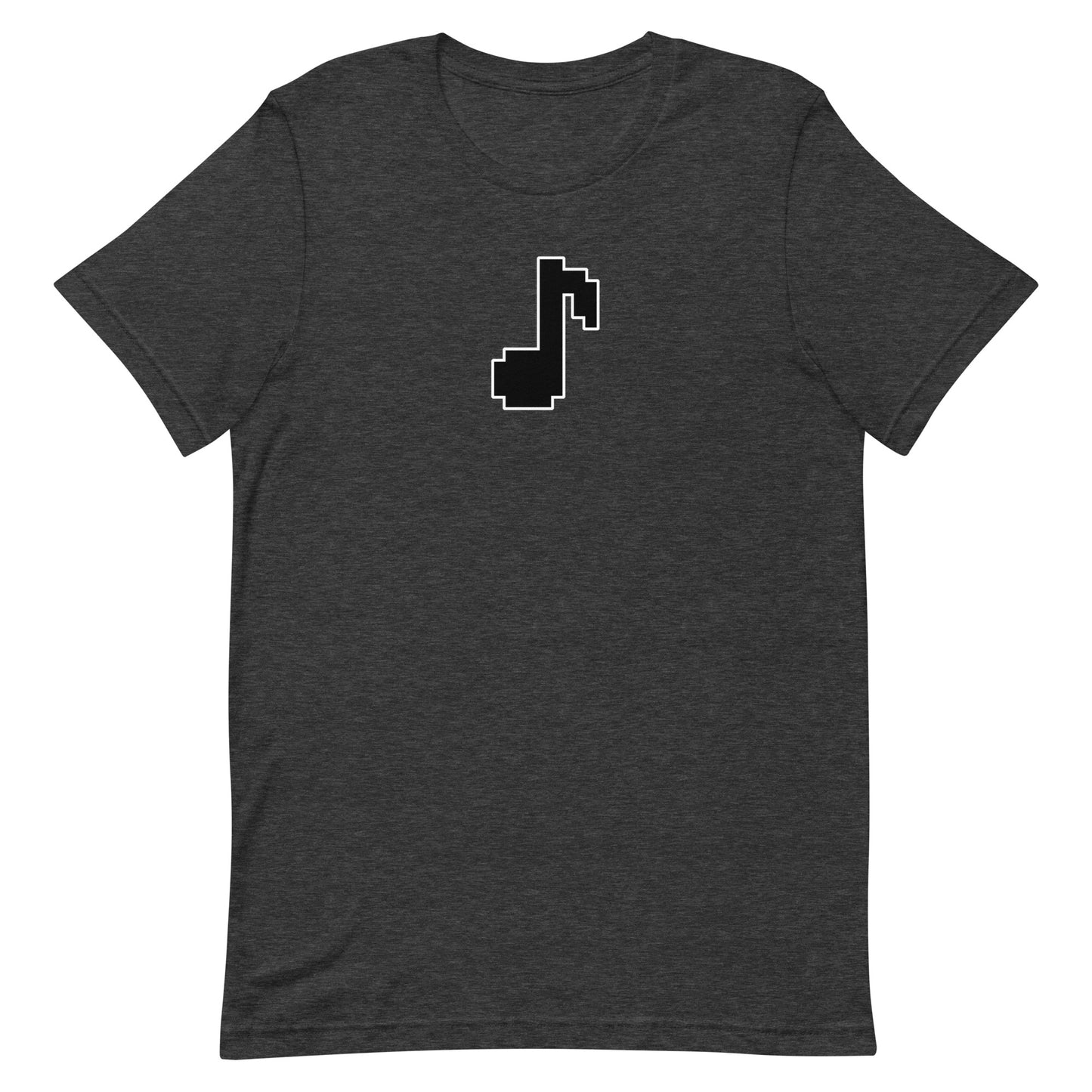 8bit note - T-Shirt (B) - Heathered, color blends