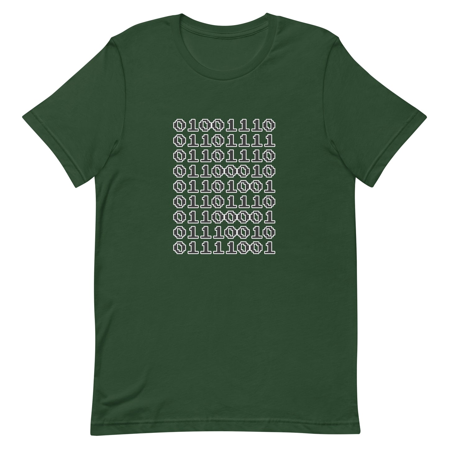 "Nonbinary" in binary - T-Shirt (B) - Solid colors