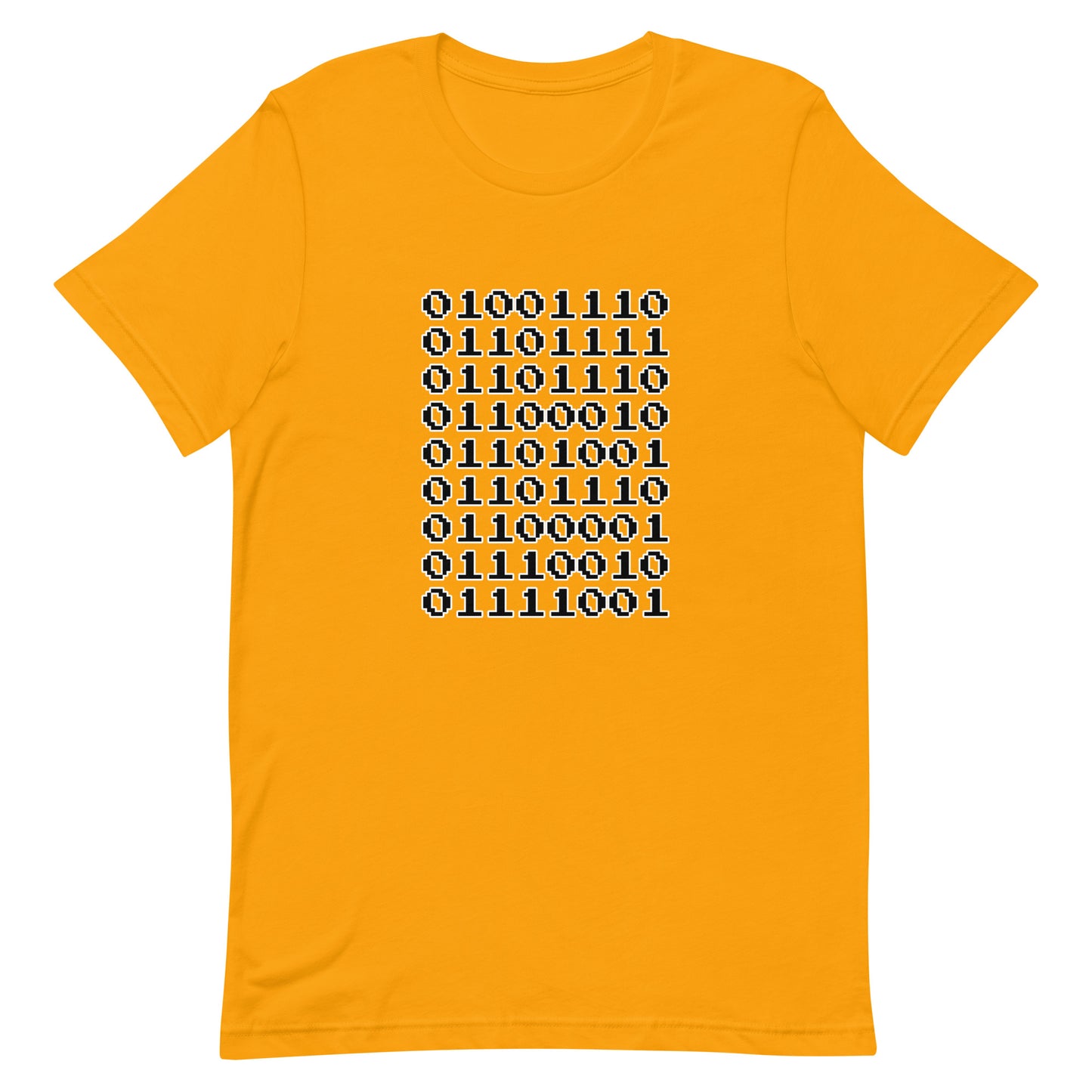 "Nonbinary" in binary - T-Shirt (B) - Solid colors