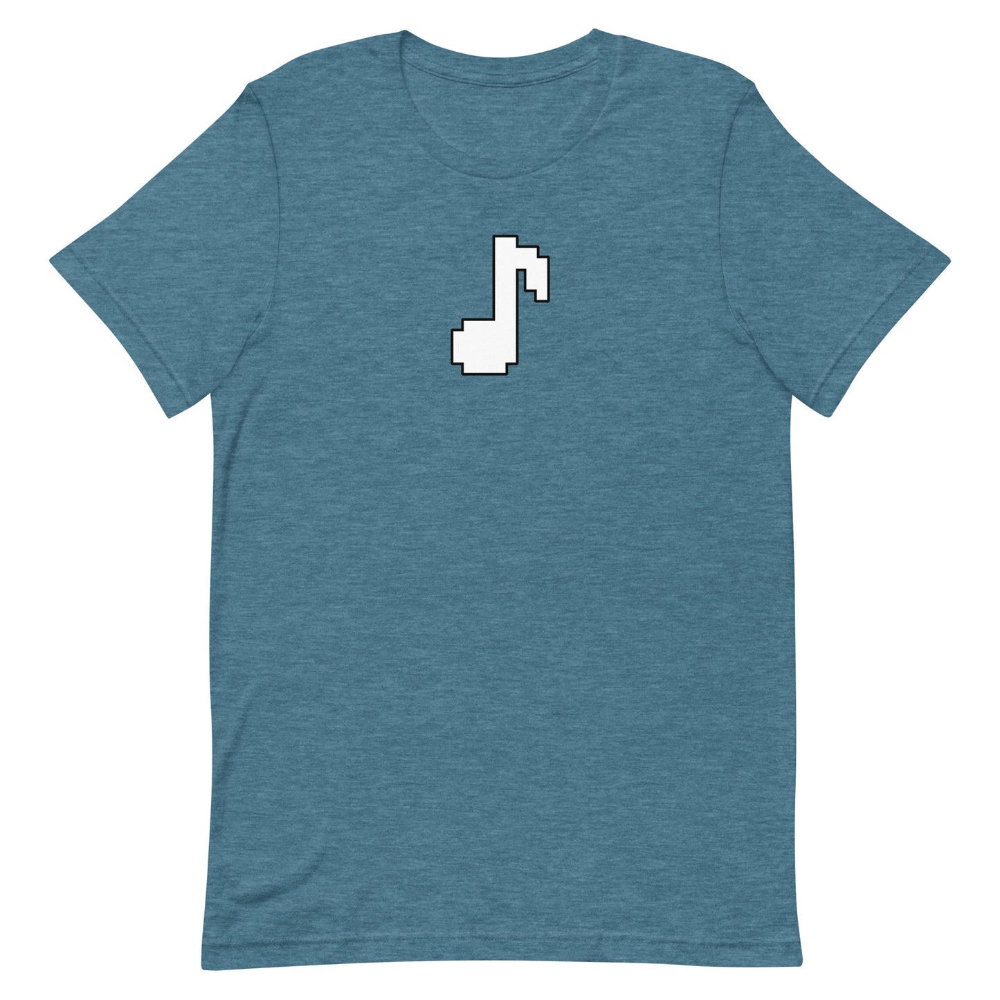 8bit note - T-Shirt (W) - Heathered, color blends