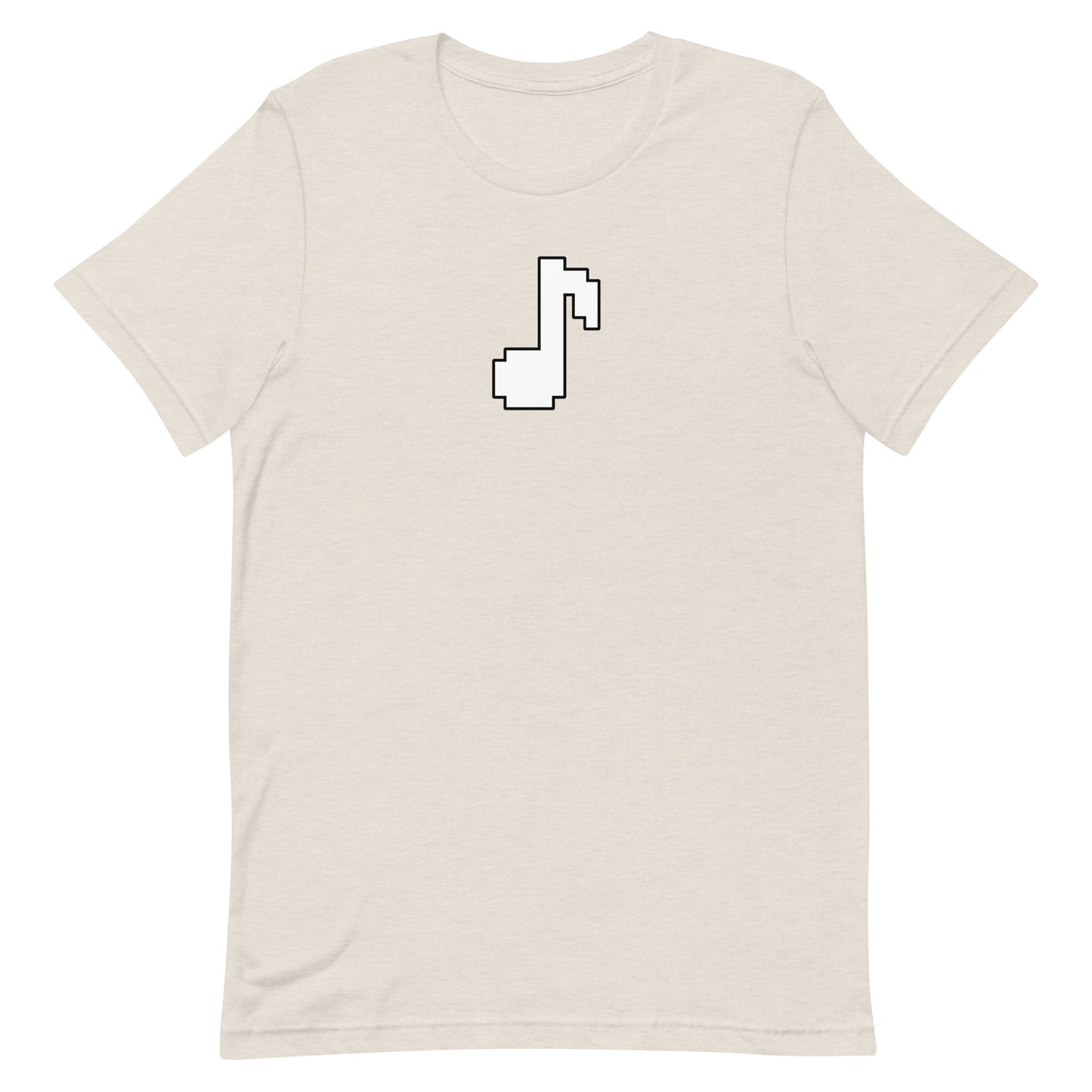 8bit note - T-Shirt (W) - Heathered, color blends