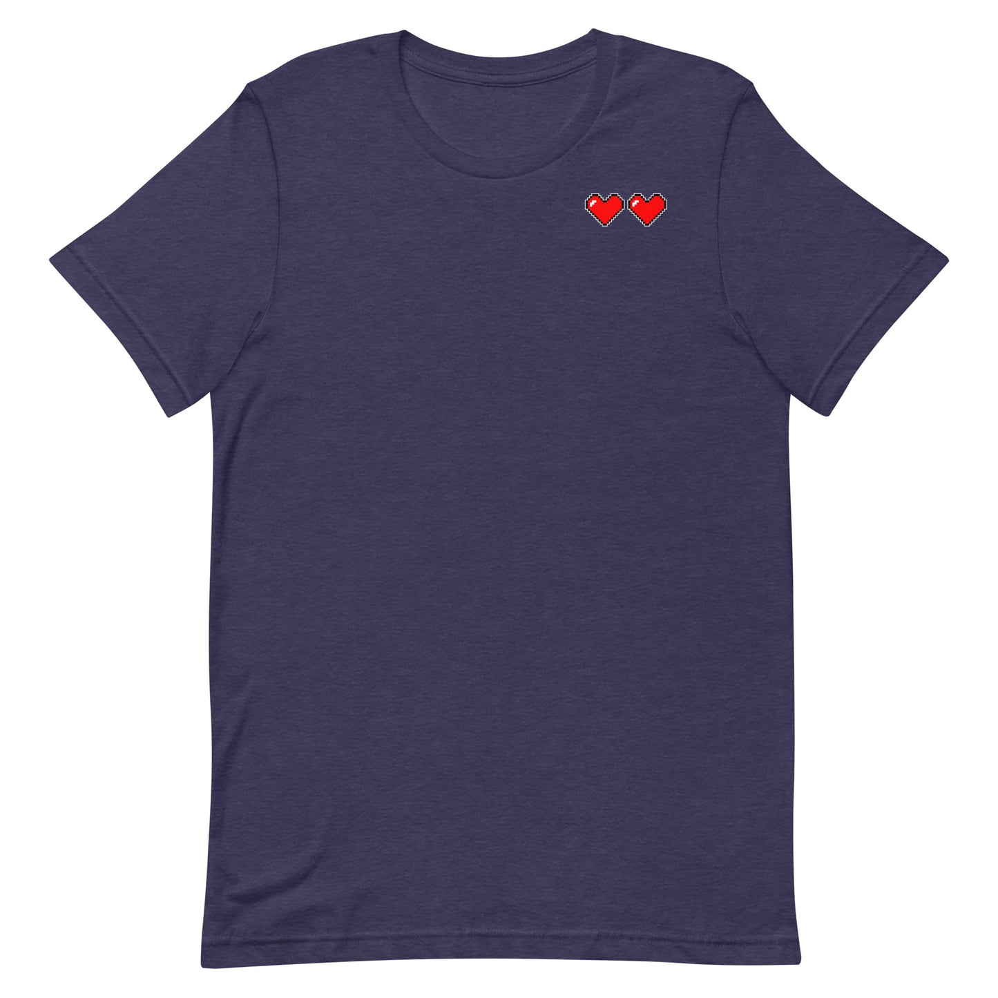 Two hearts - T-Shirt - Heathered, color blends