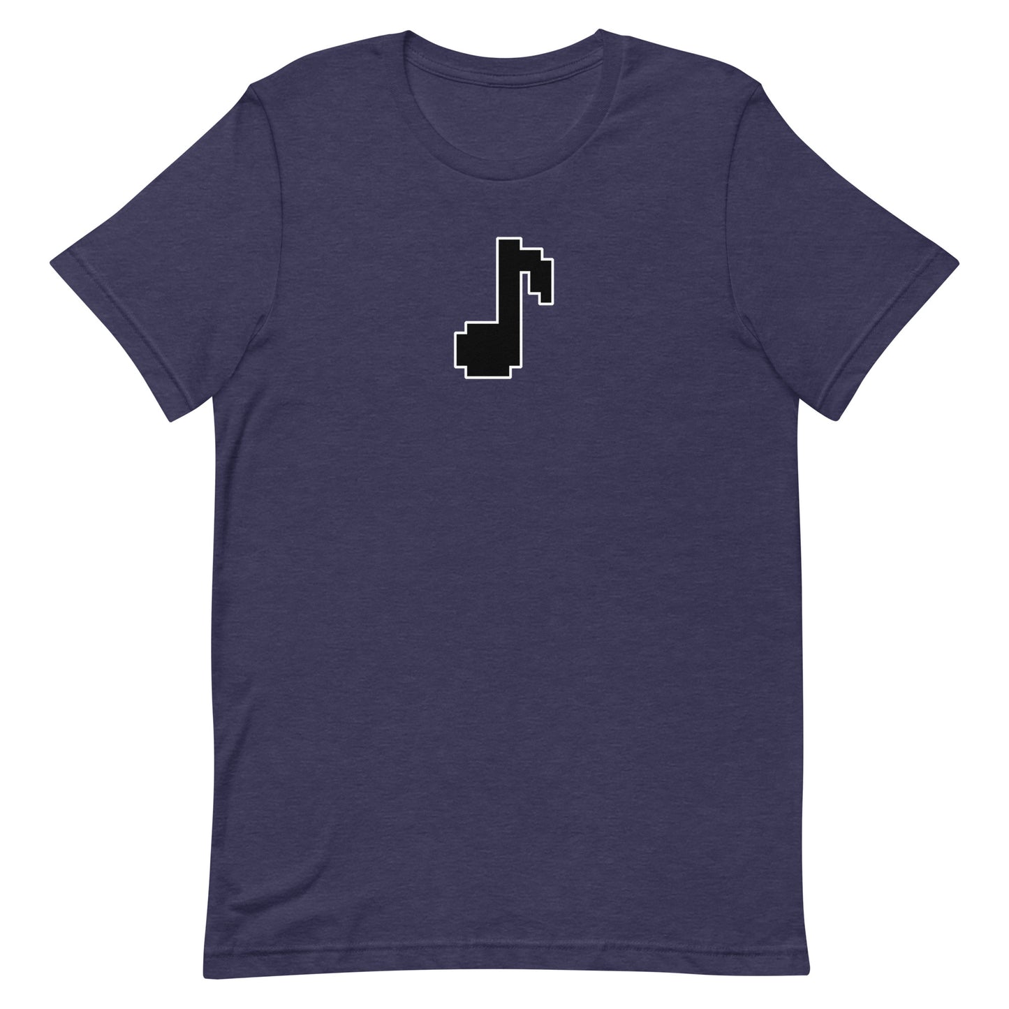 8bit note - T-Shirt (B) - Heathered, color blends