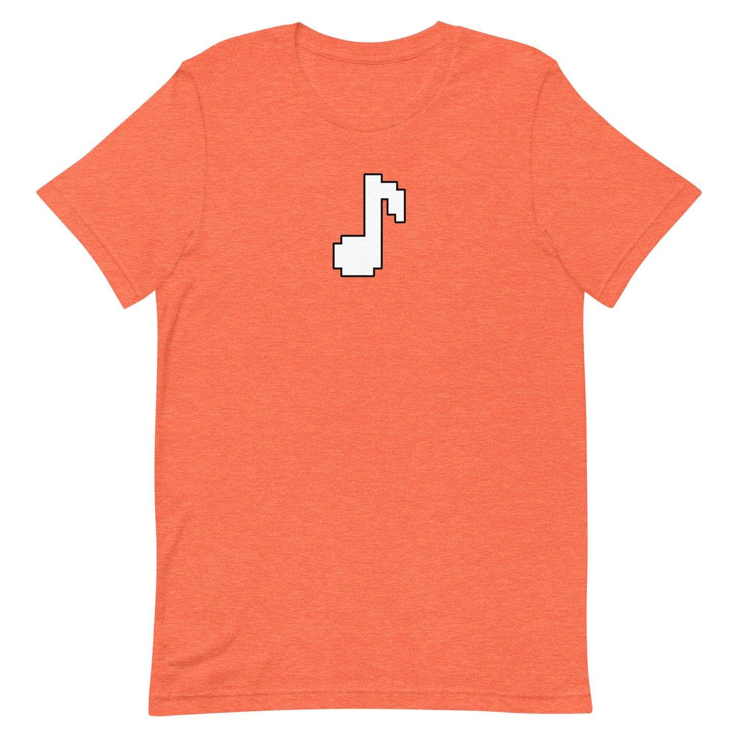 8bit note - T-Shirt (W) - Heathered, color blends