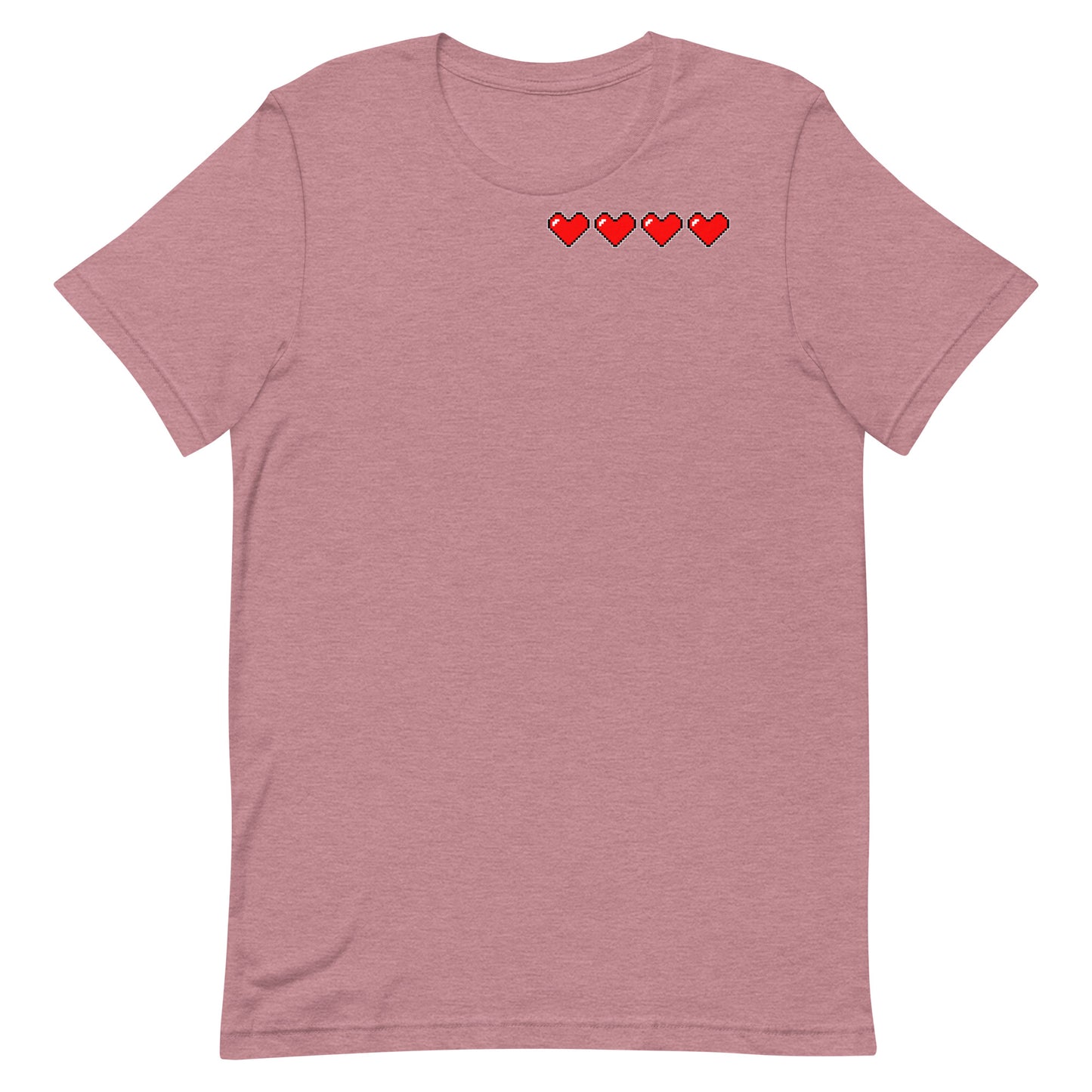 Four hearts - T-Shirt - Heathered, color blends