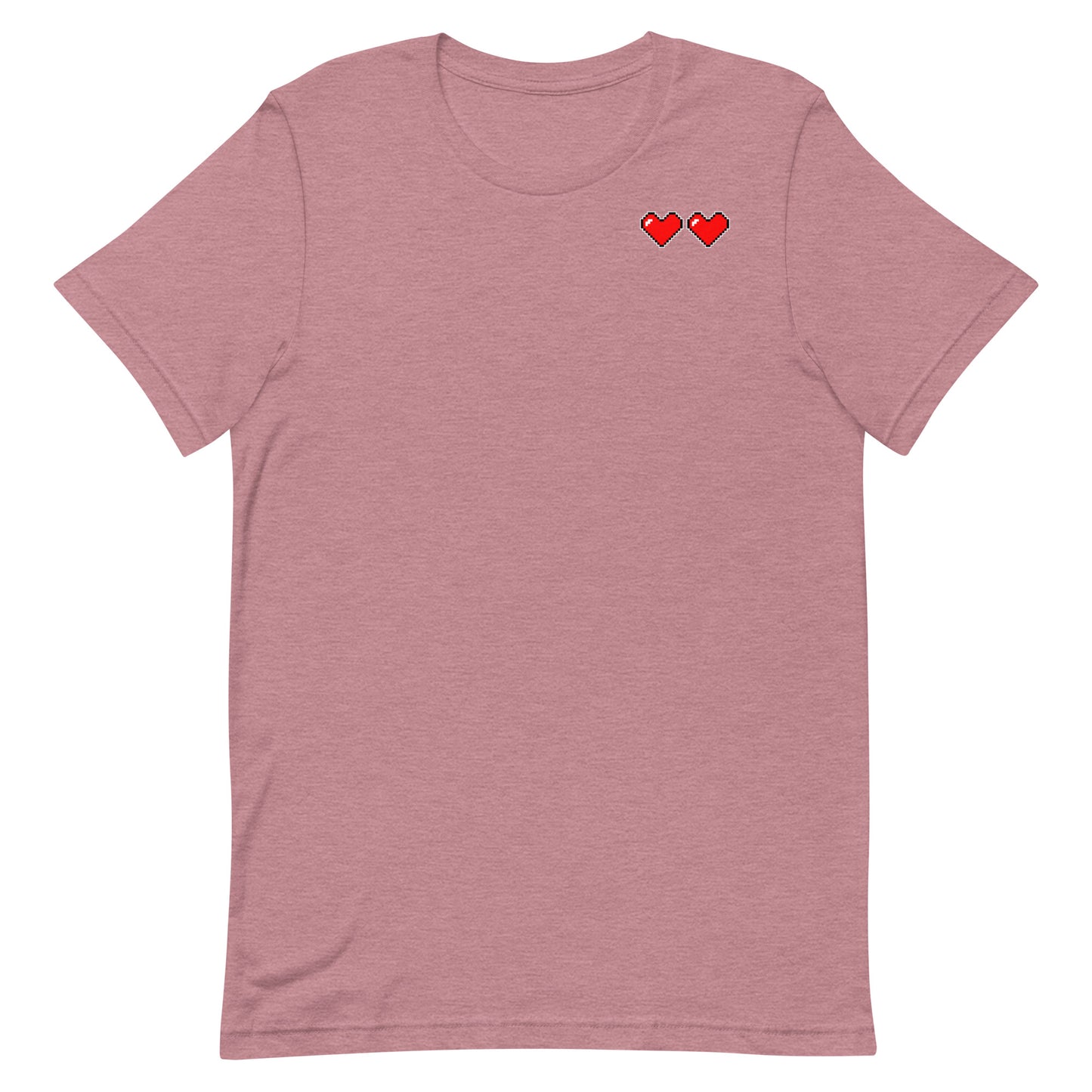 Two hearts - T-Shirt - Heathered, color blends