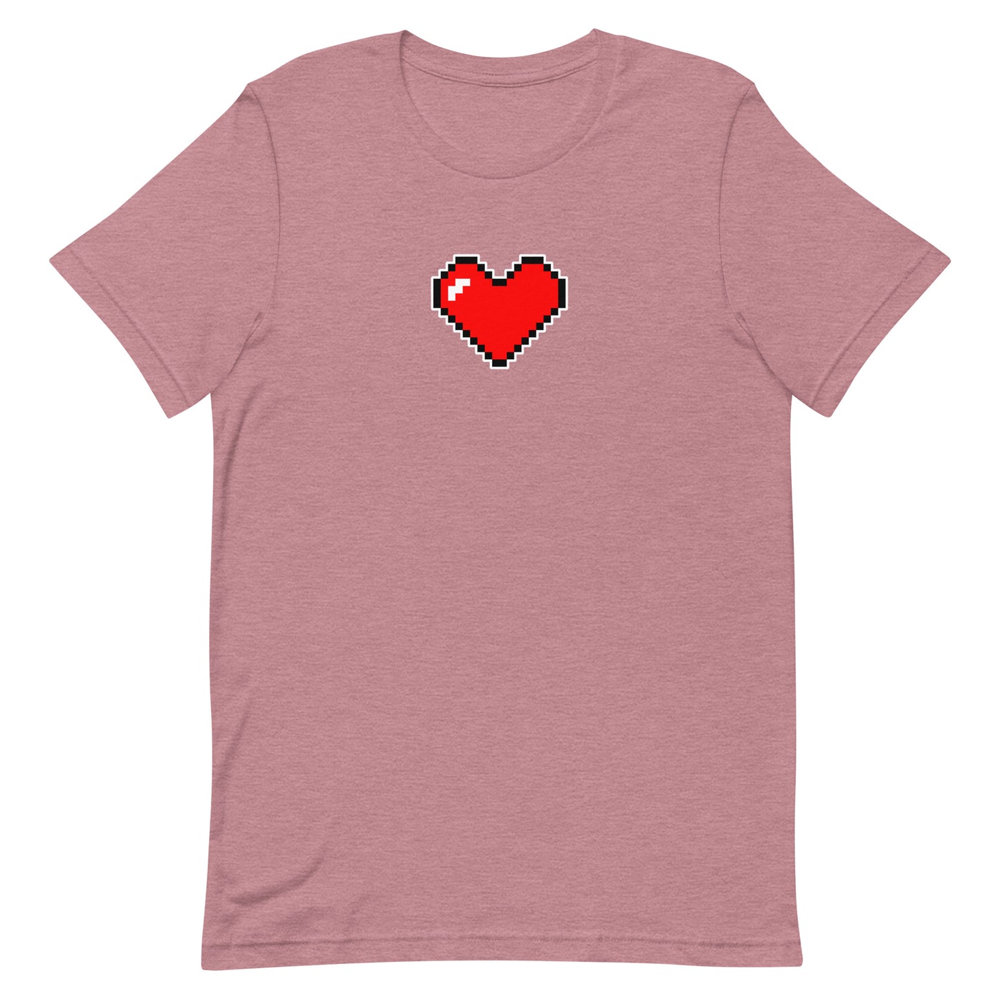 Large heart - T-Shirt - Heathered, color blends