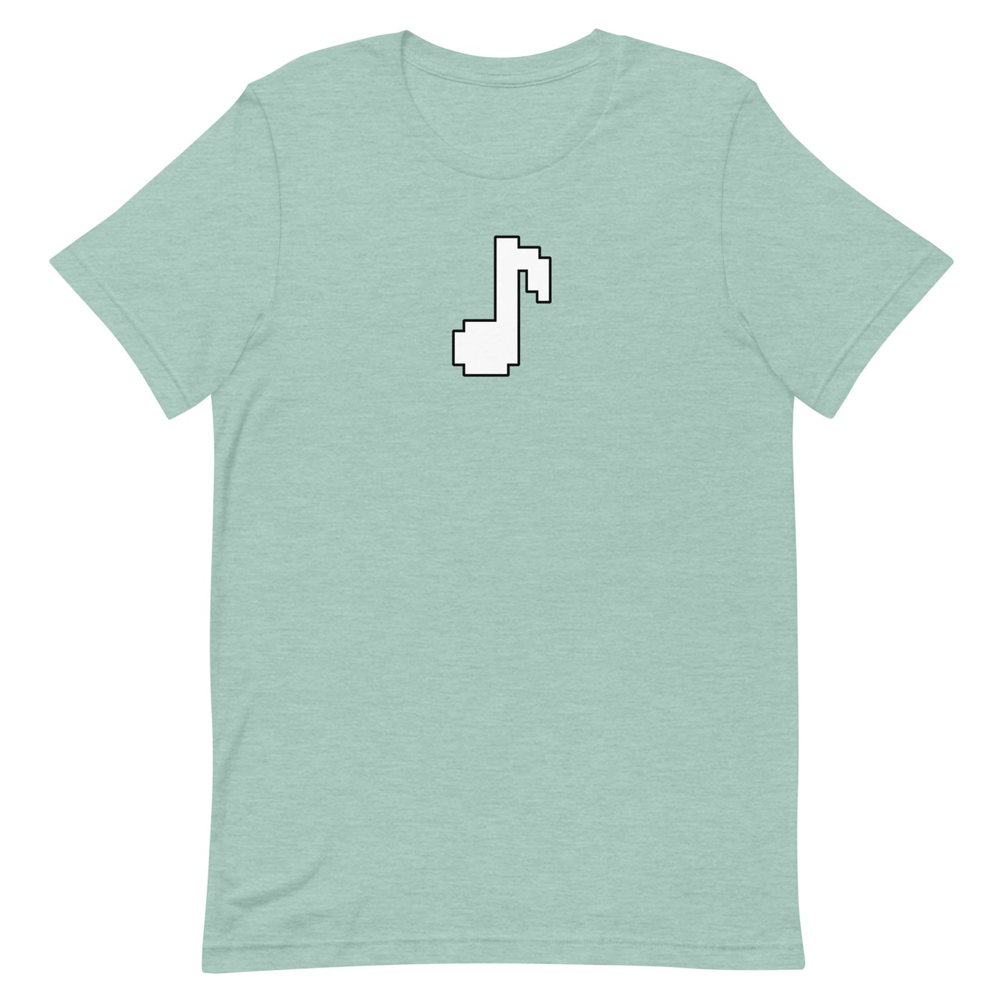 8bit note - T-Shirt (W) - Heathered, color blends