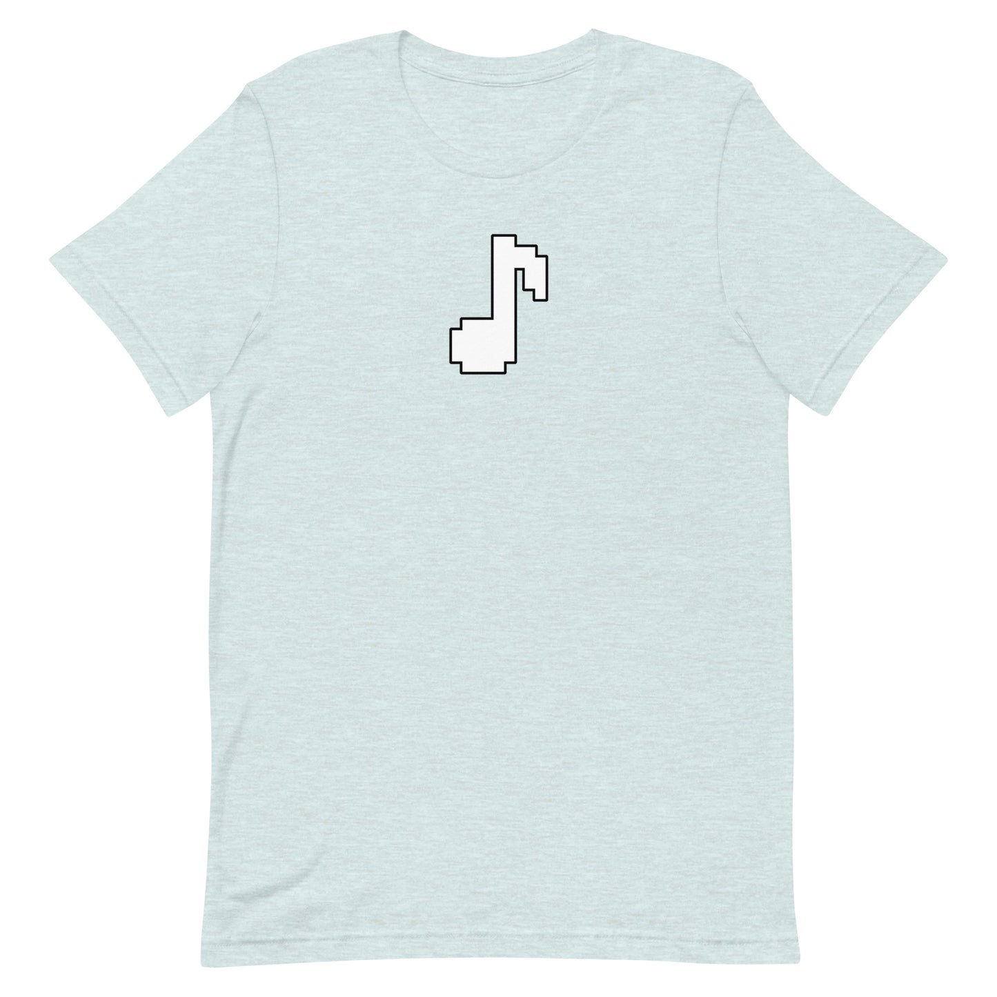 8bit note - T-Shirt (W) - Heathered, color blends