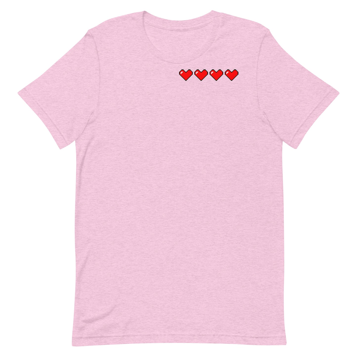 Four hearts - T-Shirt - Heathered, color blends