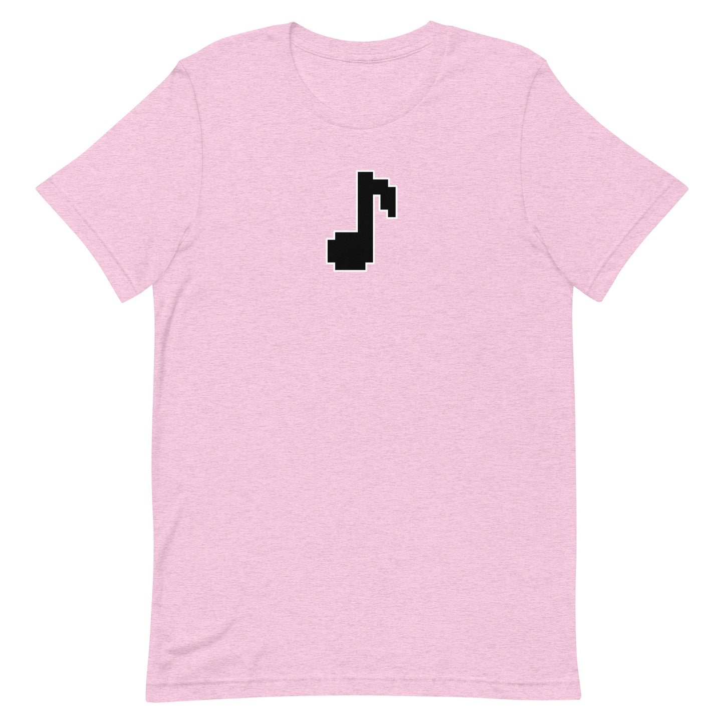 8bit note - T-Shirt (B) - Heathered, color blends