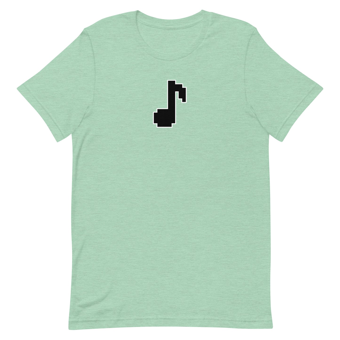 8bit note - T-Shirt (B) - Heathered, color blends