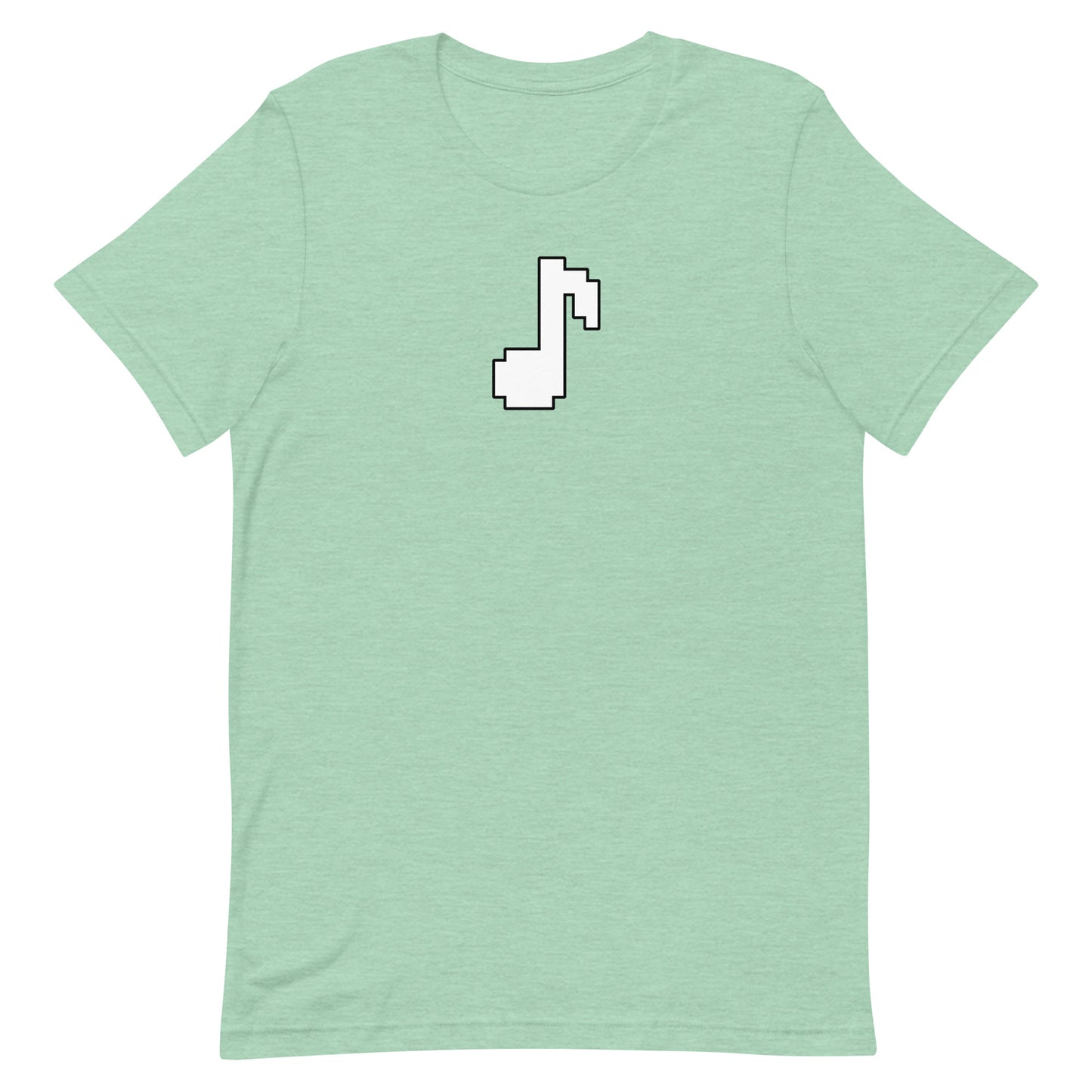 8bit note - T-Shirt (W) - Heathered, color blends