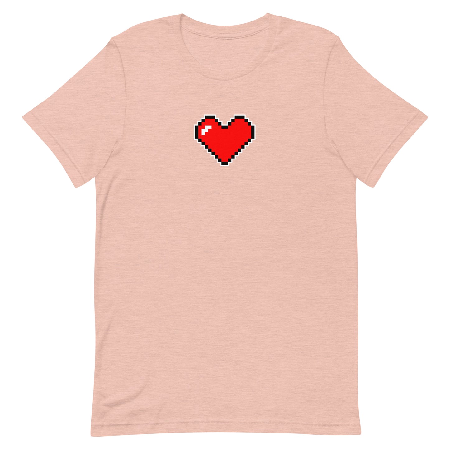 Large heart - T-Shirt - Heathered, color blends