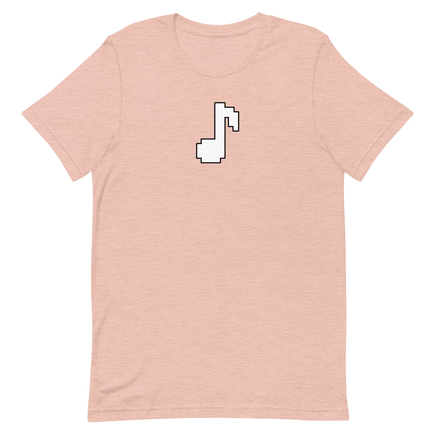 8bit note - T-Shirt (W) - Heathered, color blends