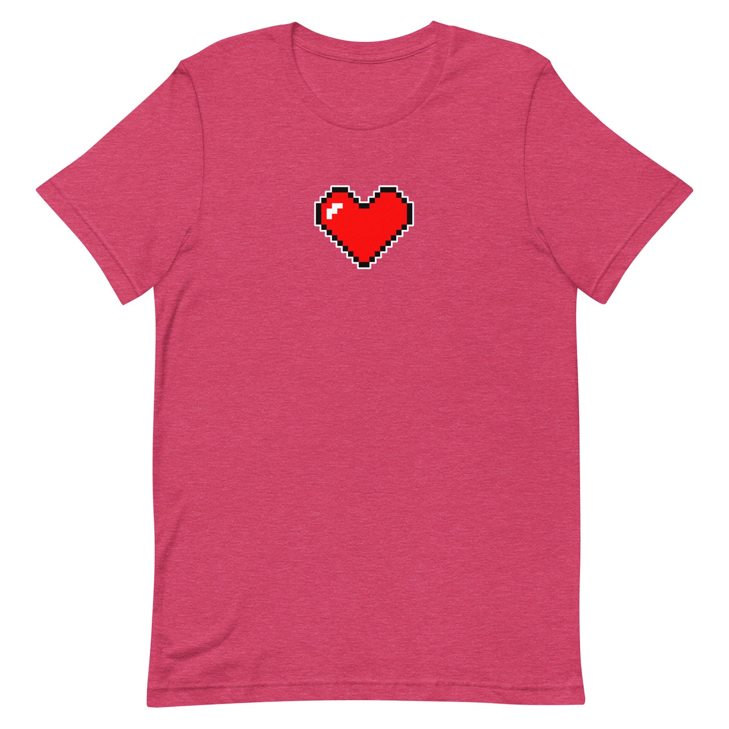 Large heart - T-Shirt - Heathered, color blends