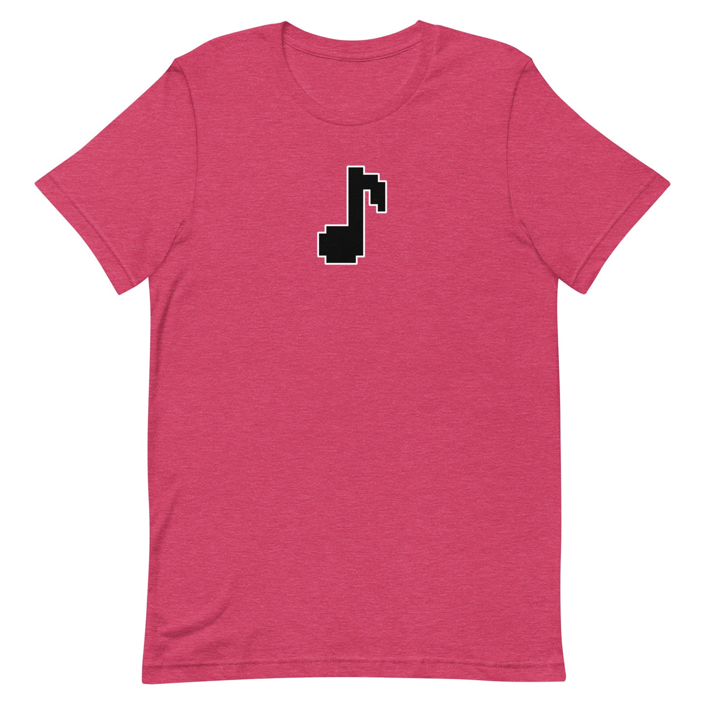 8bit note - T-Shirt (B) - Heathered, color blends