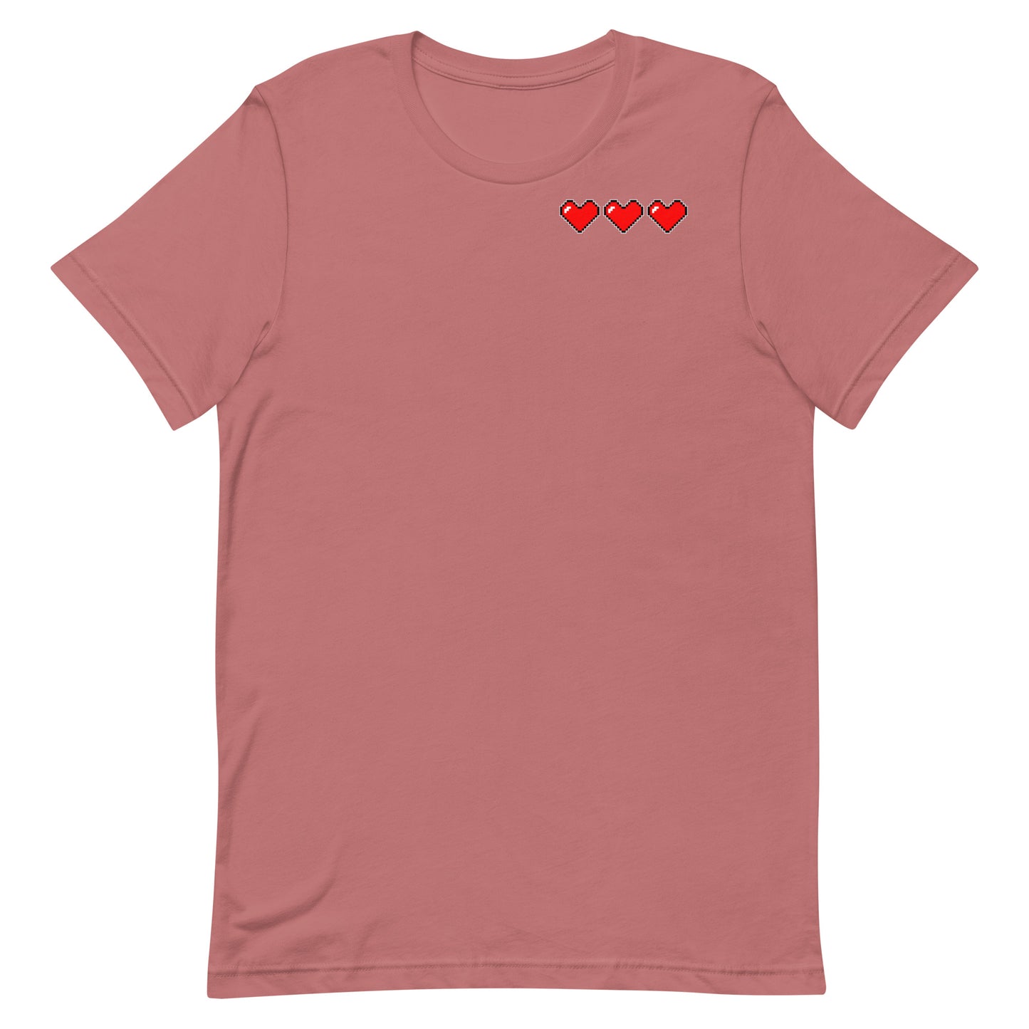 Three hearts - T-Shirt - Solid colors