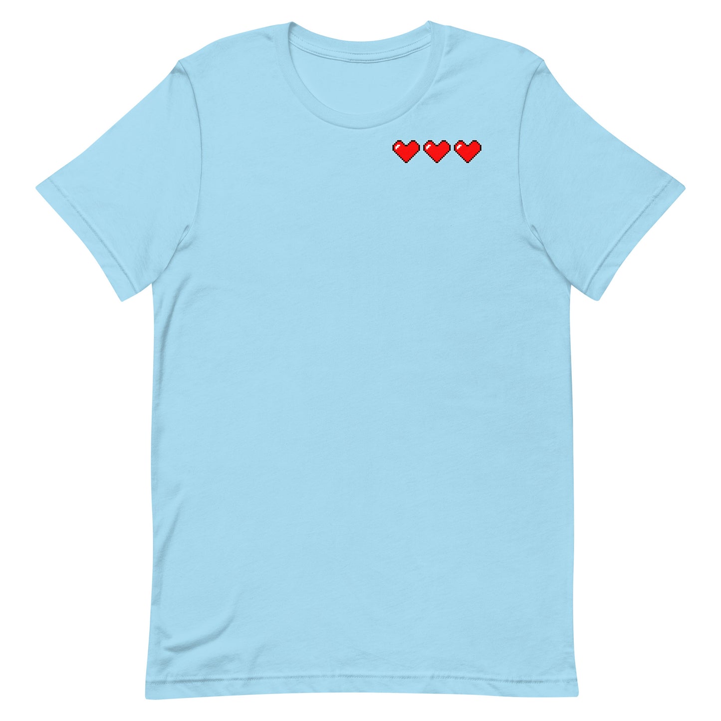 Three hearts - T-Shirt - Solid colors