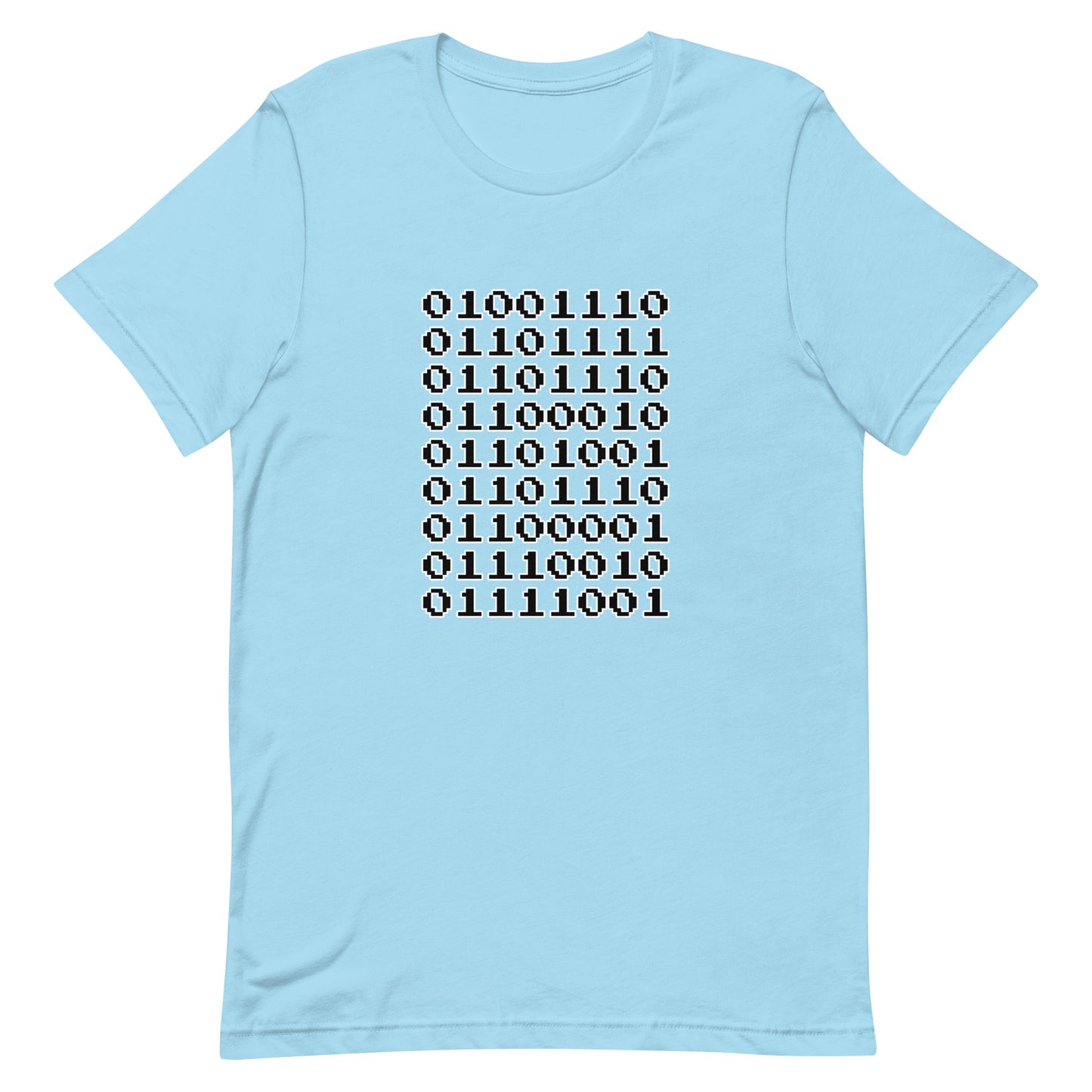 "Nonbinary" in binary - T-Shirt (B) - Solid colors