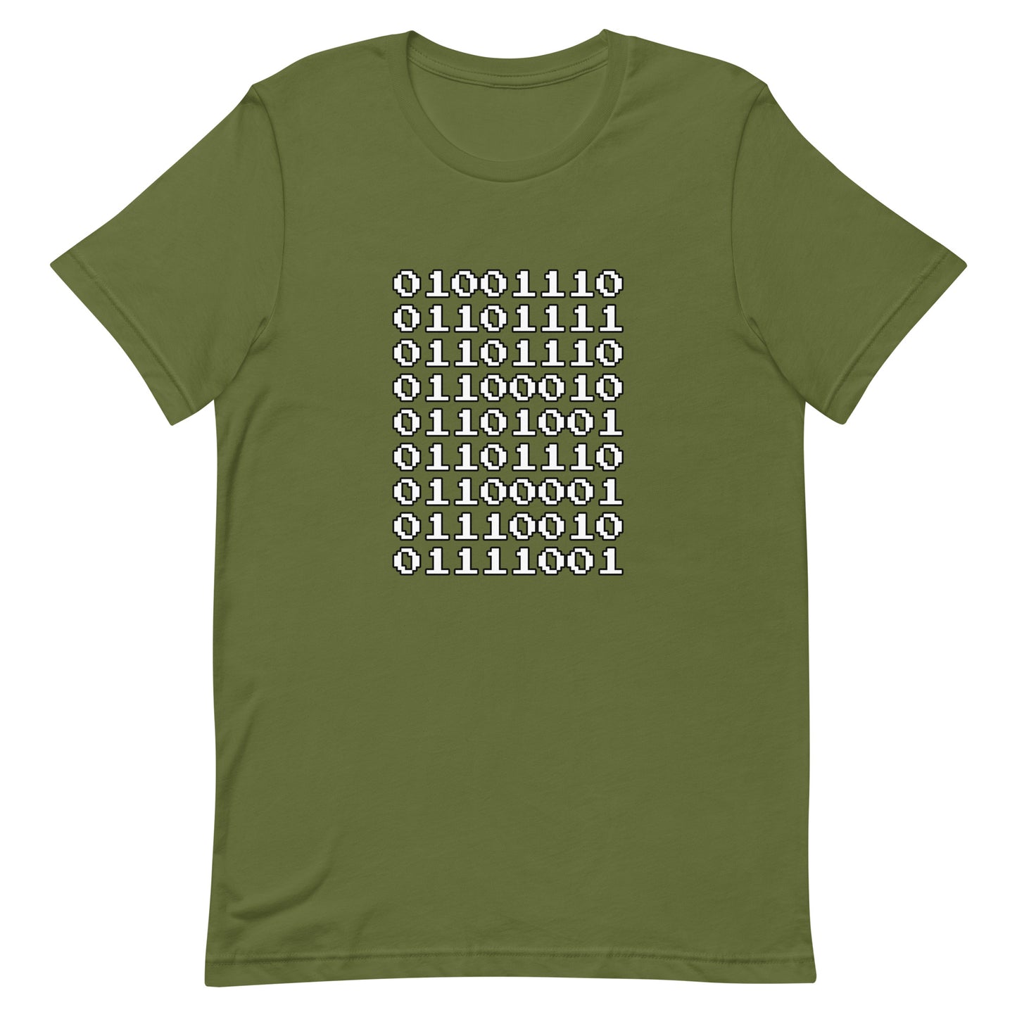 "Nonbinary" in binary - T-Shirt (W) - Solid colors