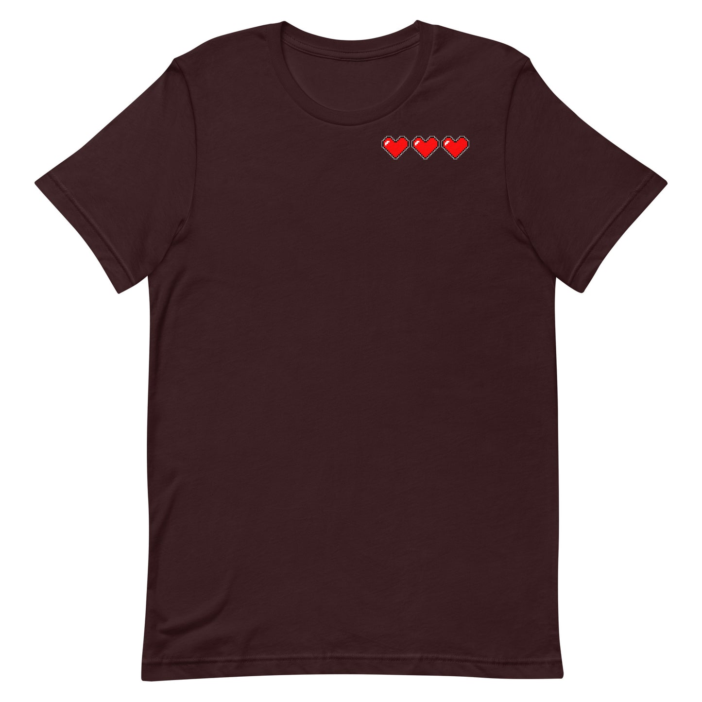 Three hearts - T-Shirt - Solid colors