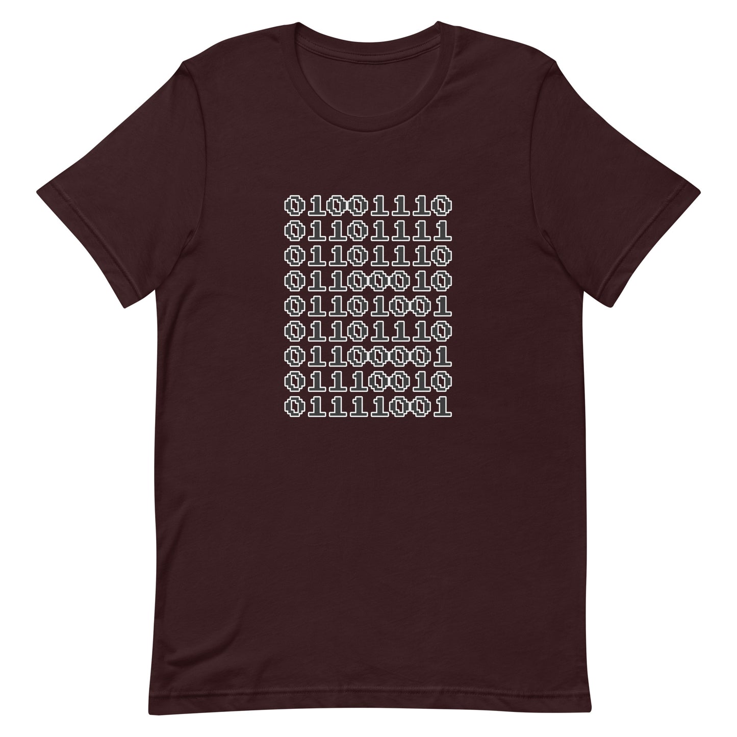 "Nonbinary" in binary - T-Shirt (B) - Solid colors