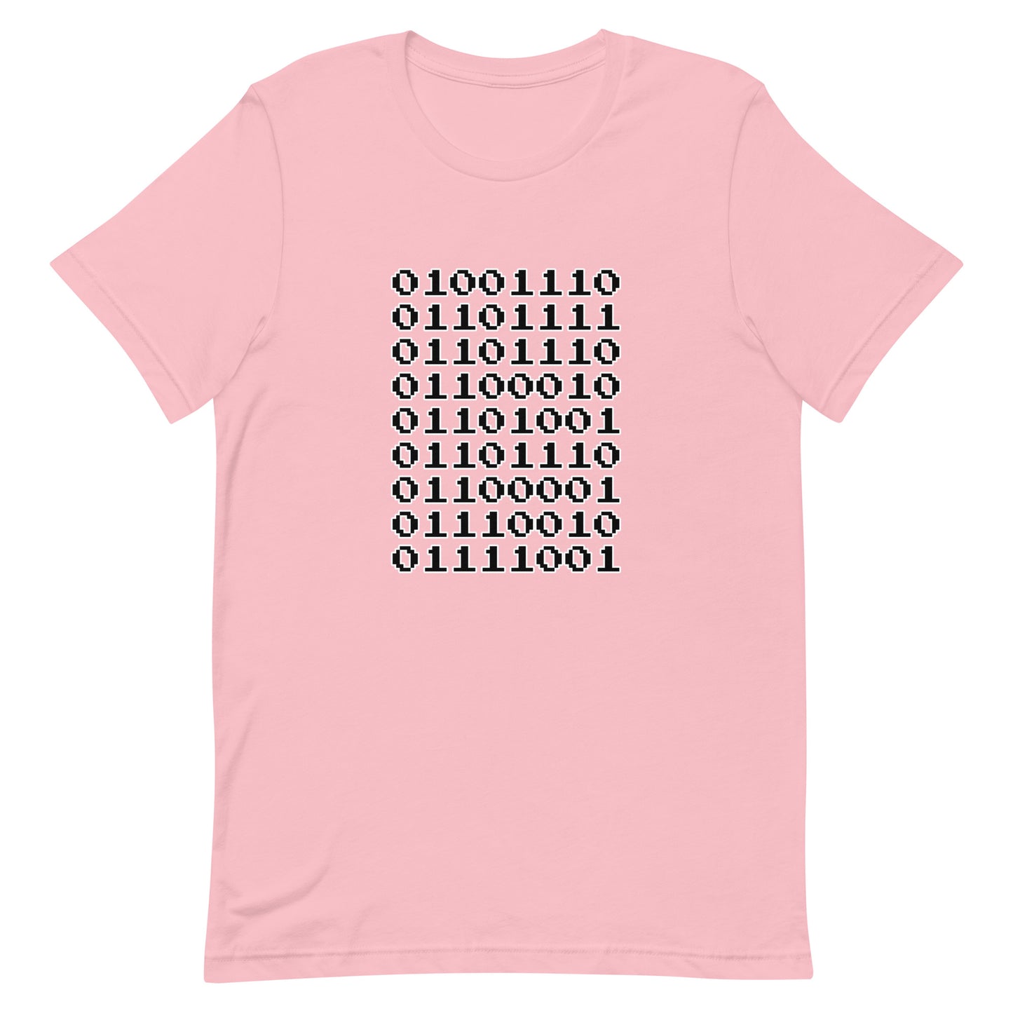 "Nonbinary" in binary - T-Shirt (B) - Solid colors