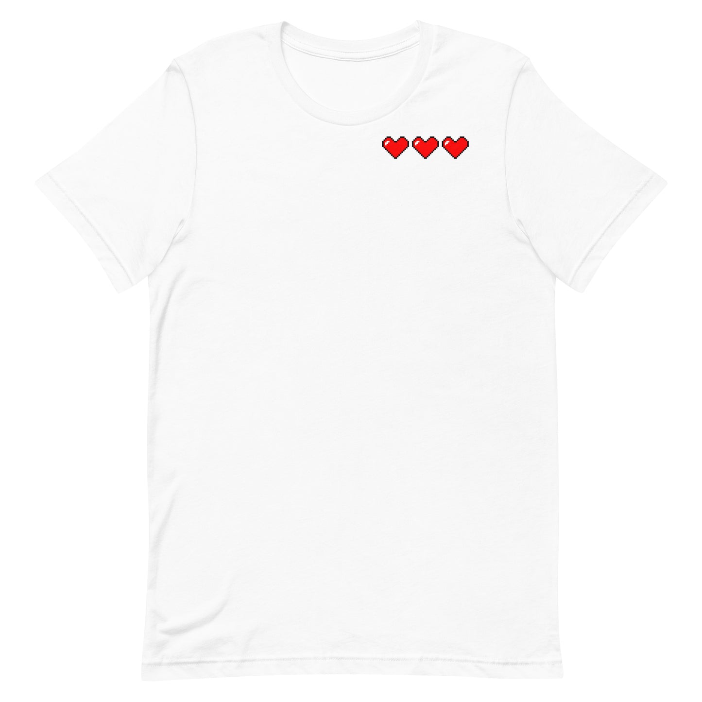 Three hearts - T-Shirt - Solid colors