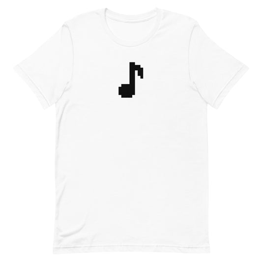 8bit note - T-Shirt (B) - Solid colors