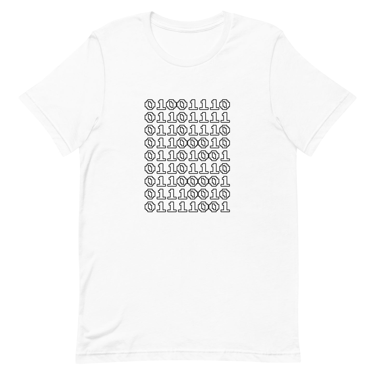 "Nonbinary" in binary - T-Shirt (W) - Solid colors