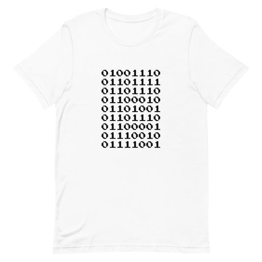 "Nonbinary" in binary - T-Shirt (B) - Solid colors