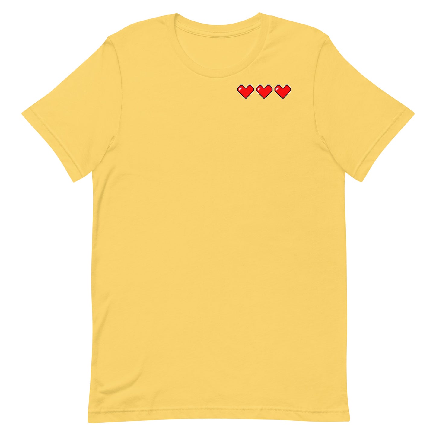 Three hearts - T-Shirt - Solid colors