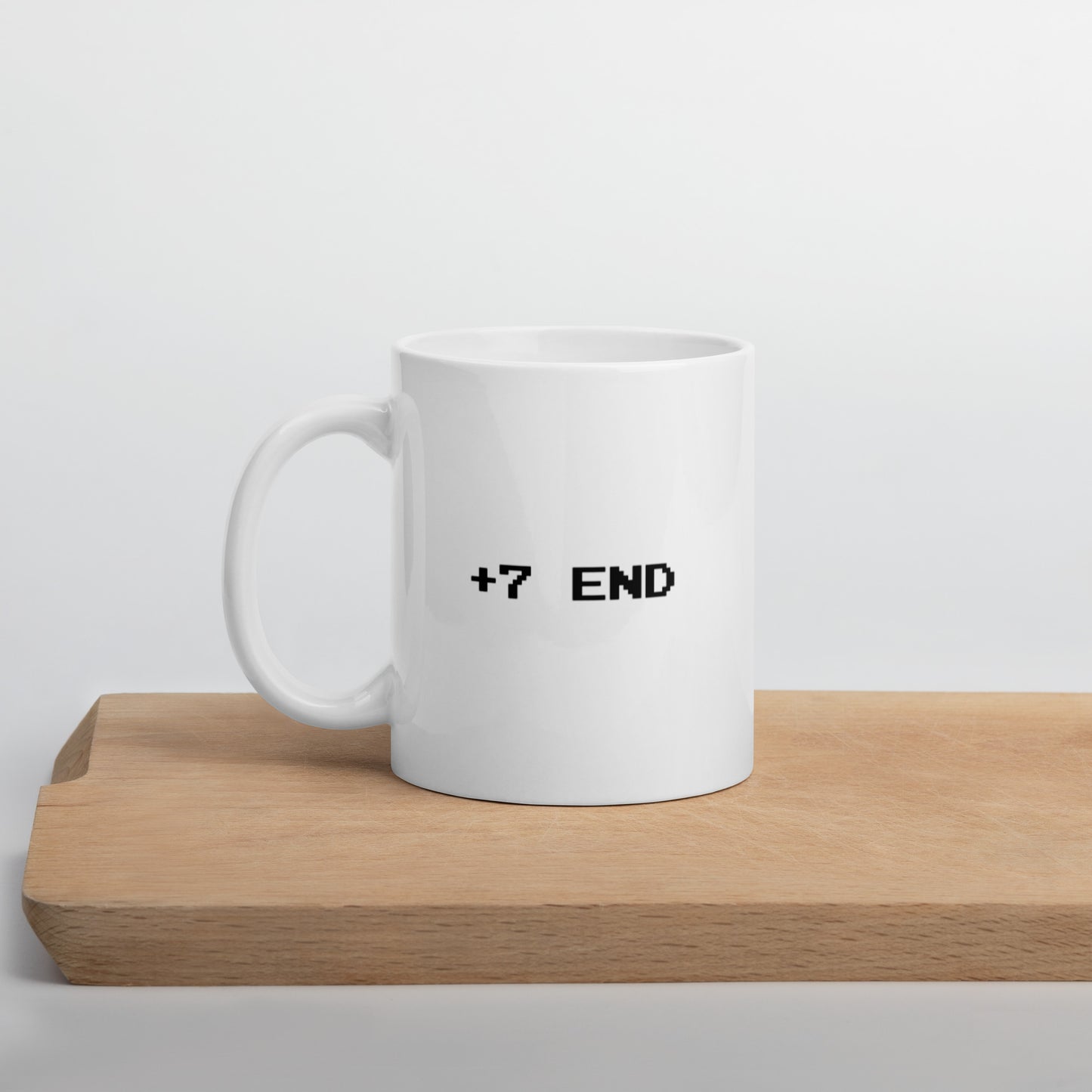 +7 END - Mug