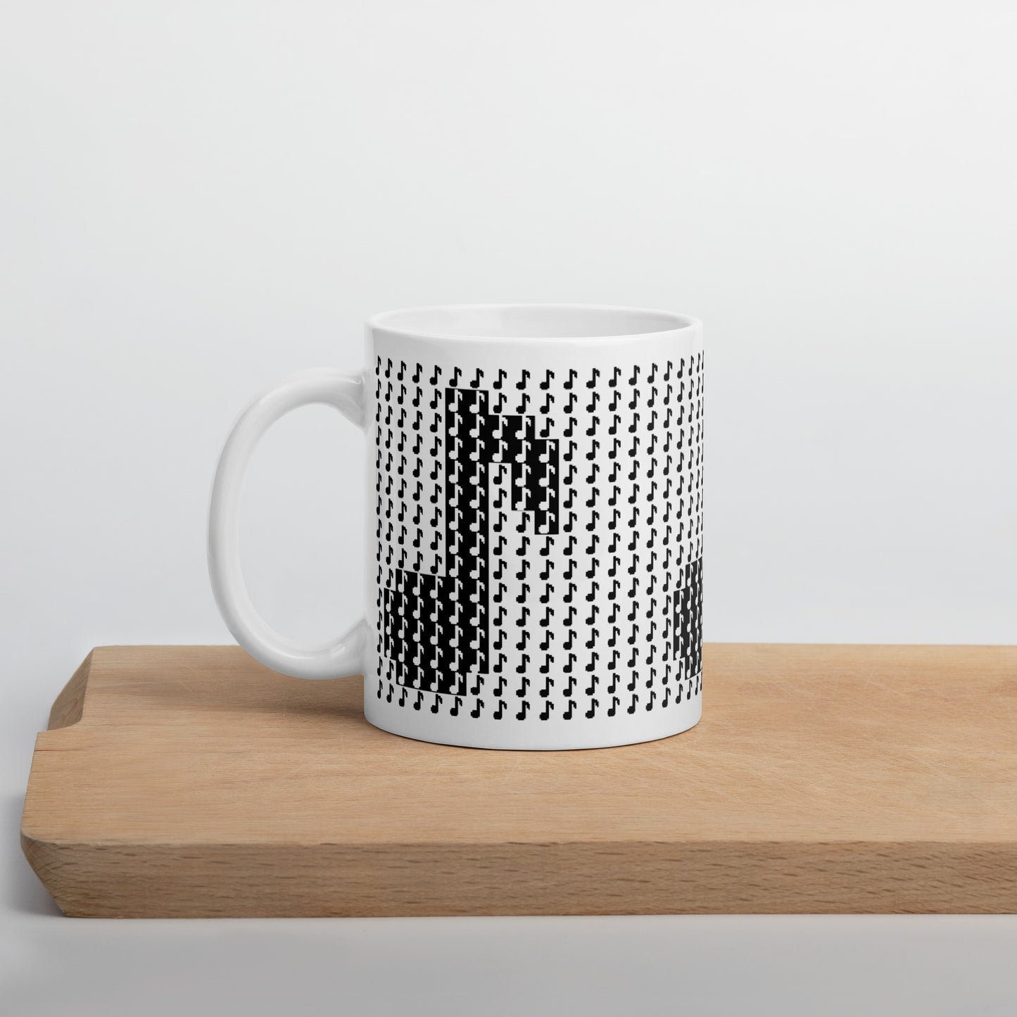 8bit Note Mosaic - Mug (B)