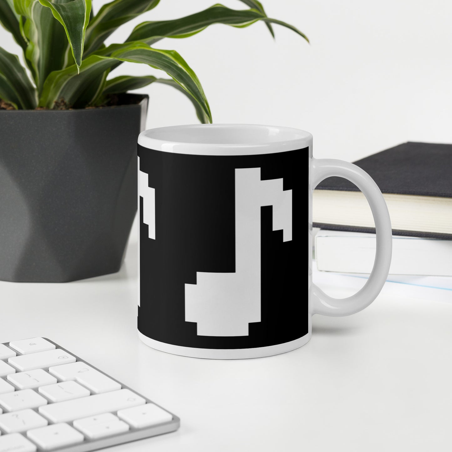 8bit note - Mug (W)