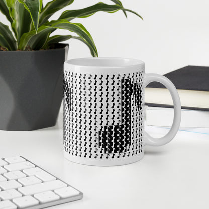 8bit Note Mosaic - Mug (B)